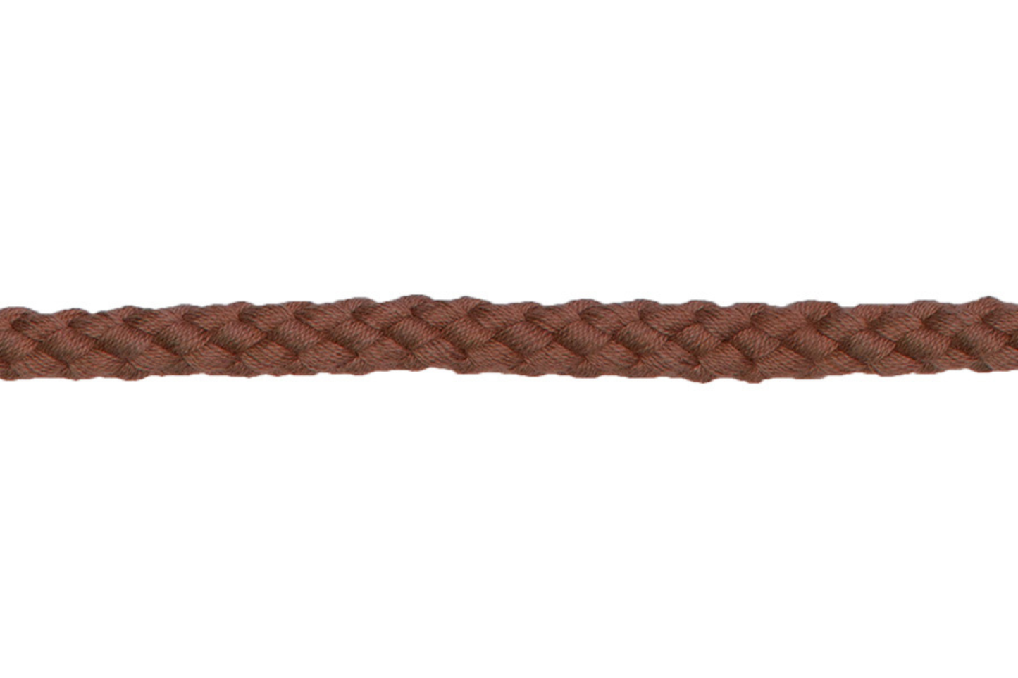Bademantelkordel aus Baumwolle Durchmesser 8mm in Brandy