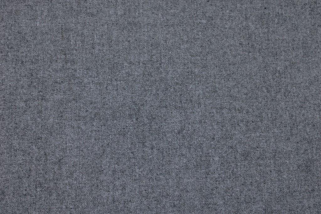 Flanellstoff Plain Twill - grau