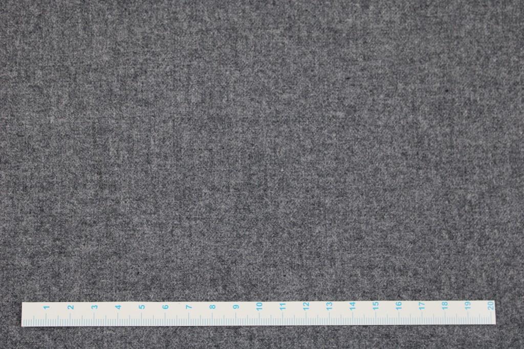 Flanellstoff Plain Twill - grau