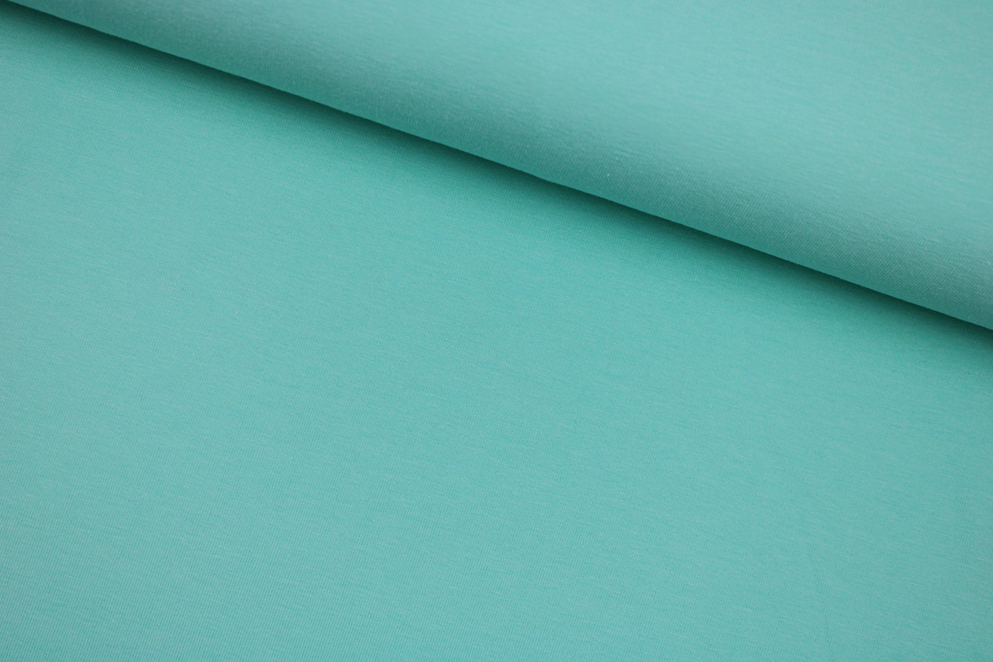Baumwolljersey Vanessa in uni mint quer