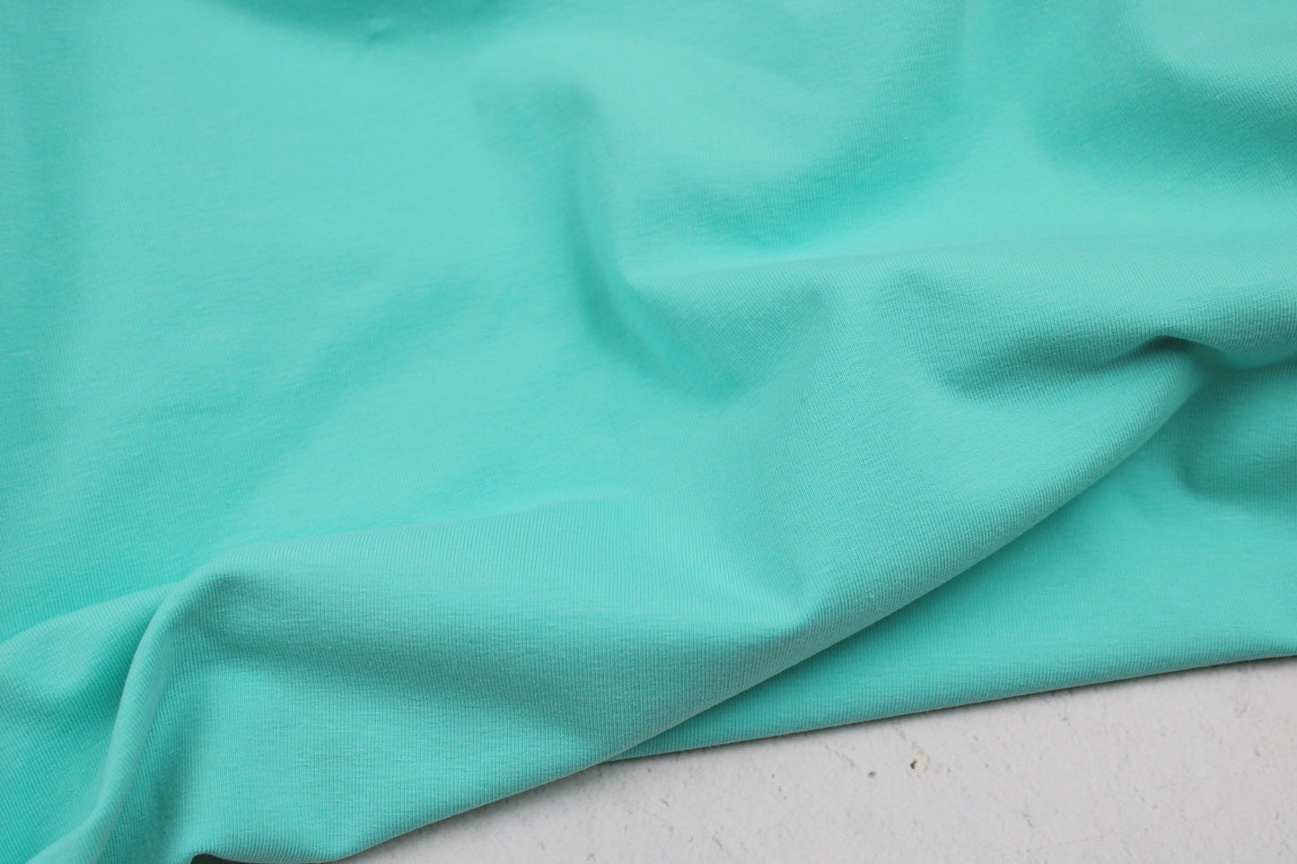Baumwolljersey Vanessa in uni mint