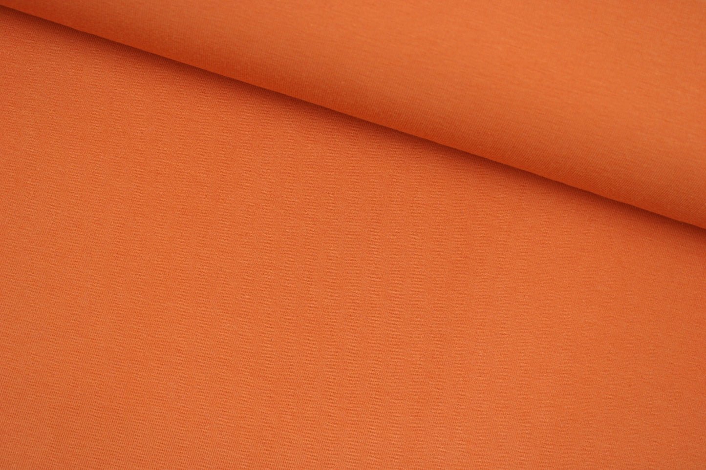 Baumwolljersey Vanessa in uni orange quer