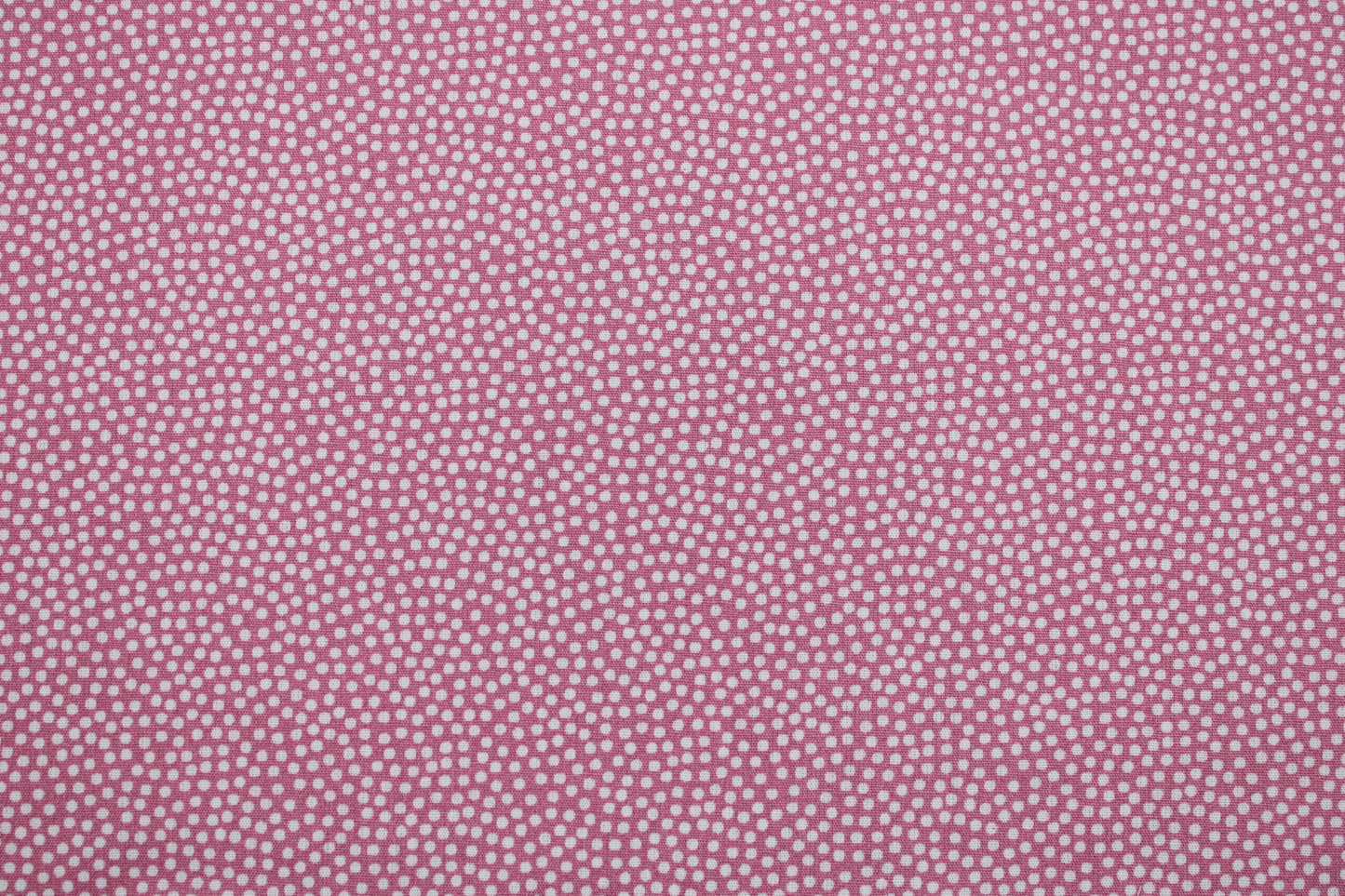 Baumwollstoff Dotty mit Pünktchen in rosa/weiß Detailbild