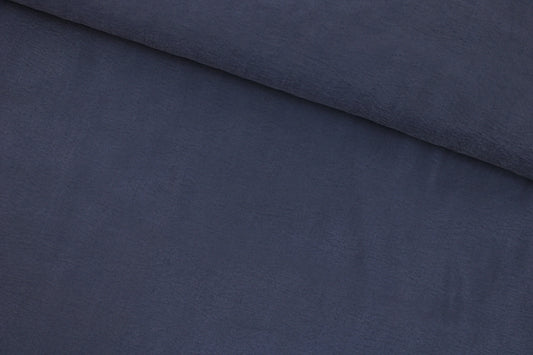 Blusenstoff Silk Touch aus Modal in uni Dunkelblau quer