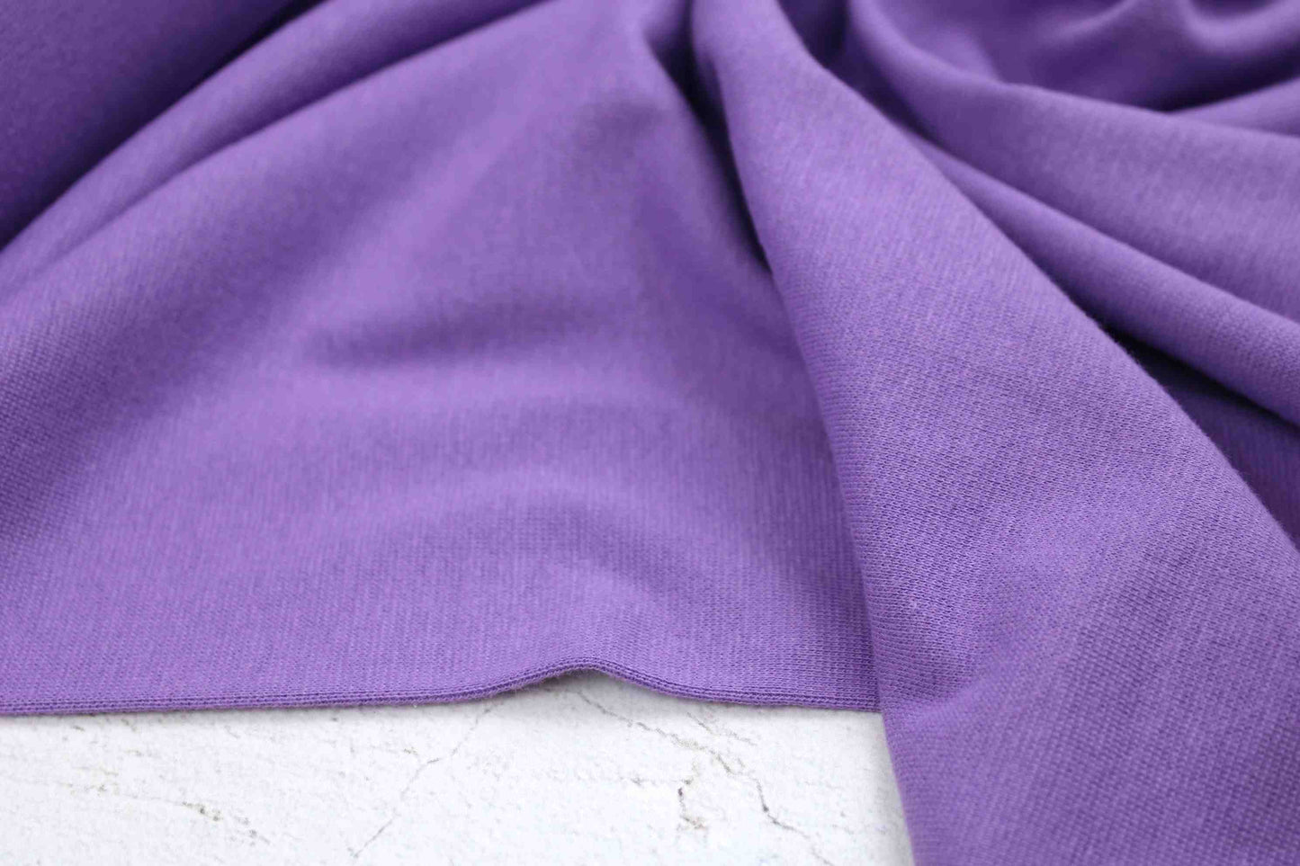 Bündchenstoff Heike FS24 uni - helllila