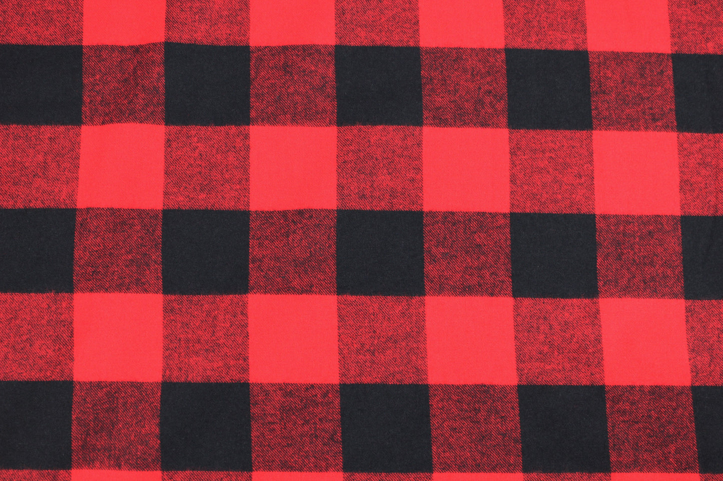 Flanellstoff Maverick mit aros in Rot und schwarz Detailbild