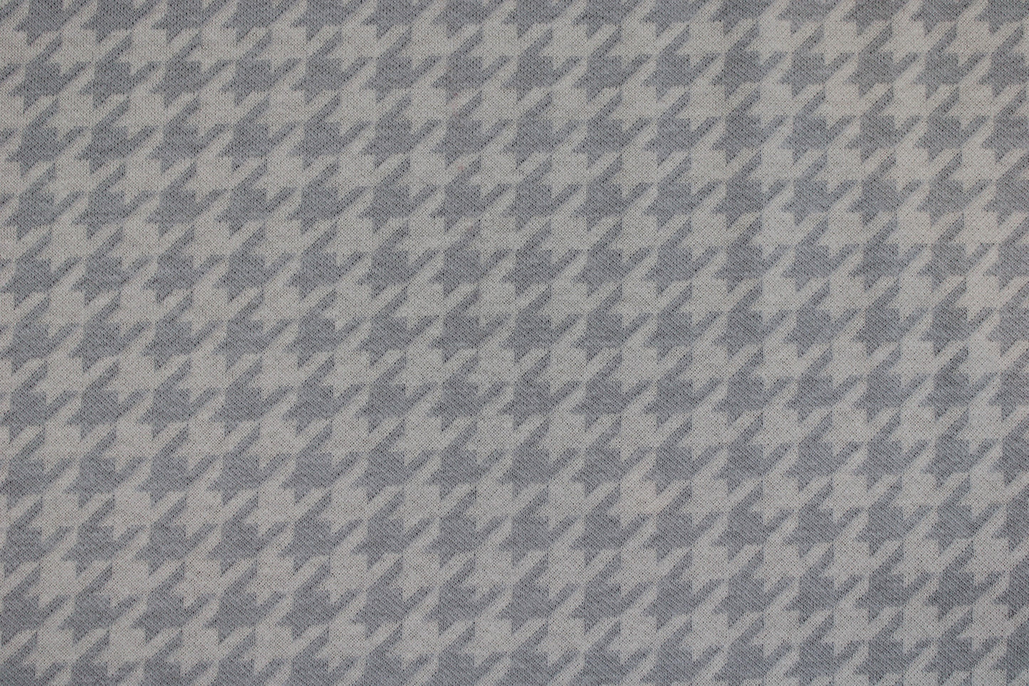 Jacquardjersey mit Hahnentrittmuster in Beige und Taupe Detailbild