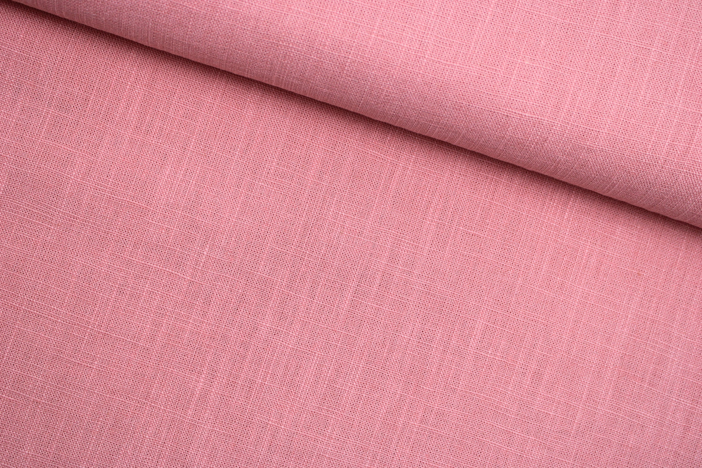 Leinenstoff Damiel uni apricot quer