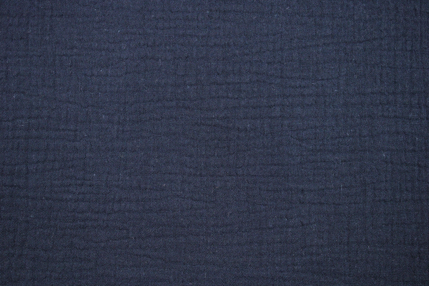 Musselinstoff Jenke uni dunkelblau Detailbild