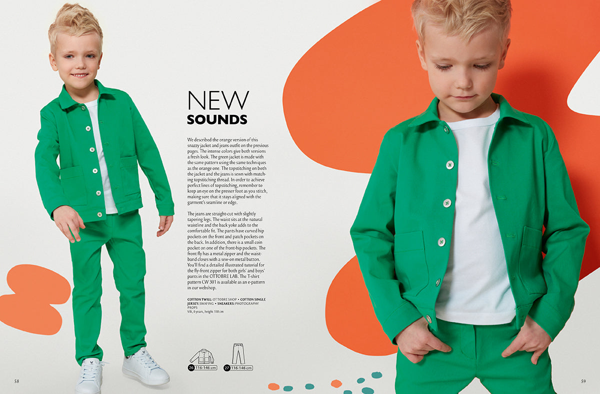 Zeitschrift Ottobre Design® Kids Frühjahr 01/2022