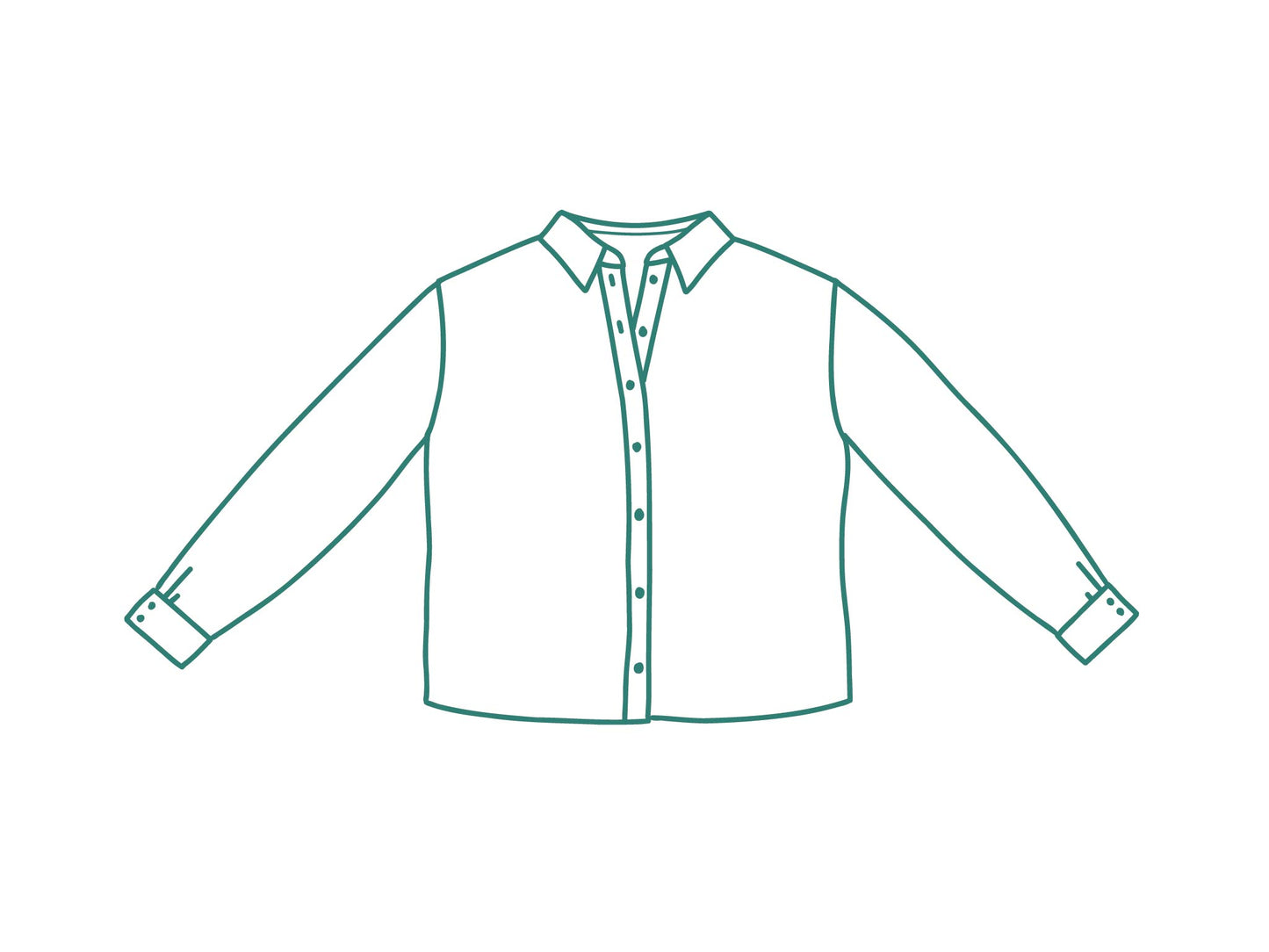 Papierschnittmuster Este - Hemdbluse