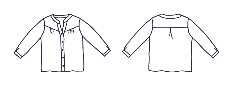 Papierschnittmuster Frieda - Bluse