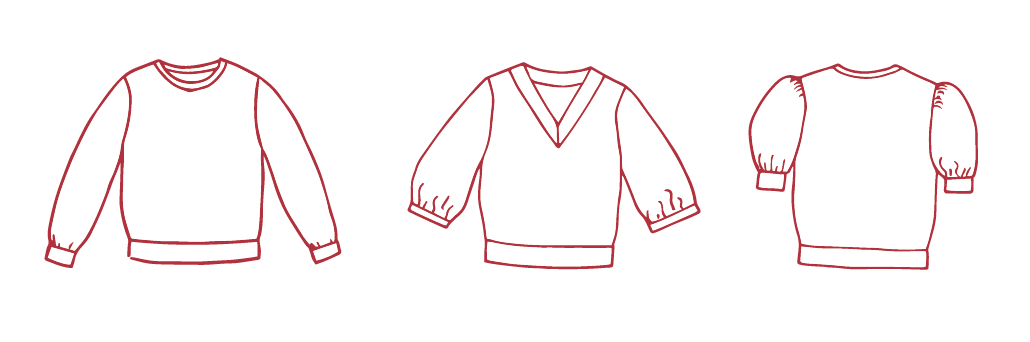 Papierschnittmuster Charlie - Sweater