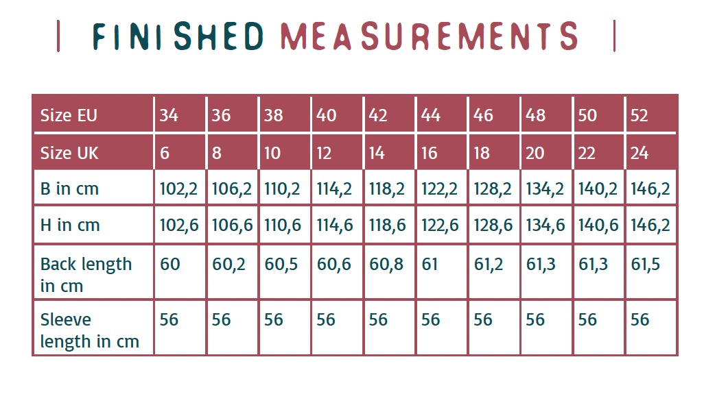 Papierschnittmuster Sweater Julia von telier Jupe Fertigmaß