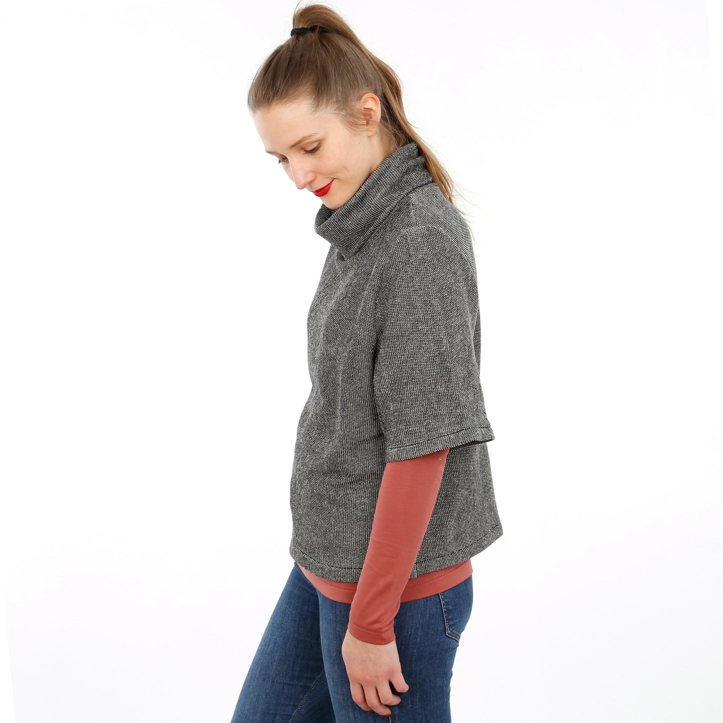 Schnittmuster Rollkragenpullover Frau Dörte von Studio-Schnittreif