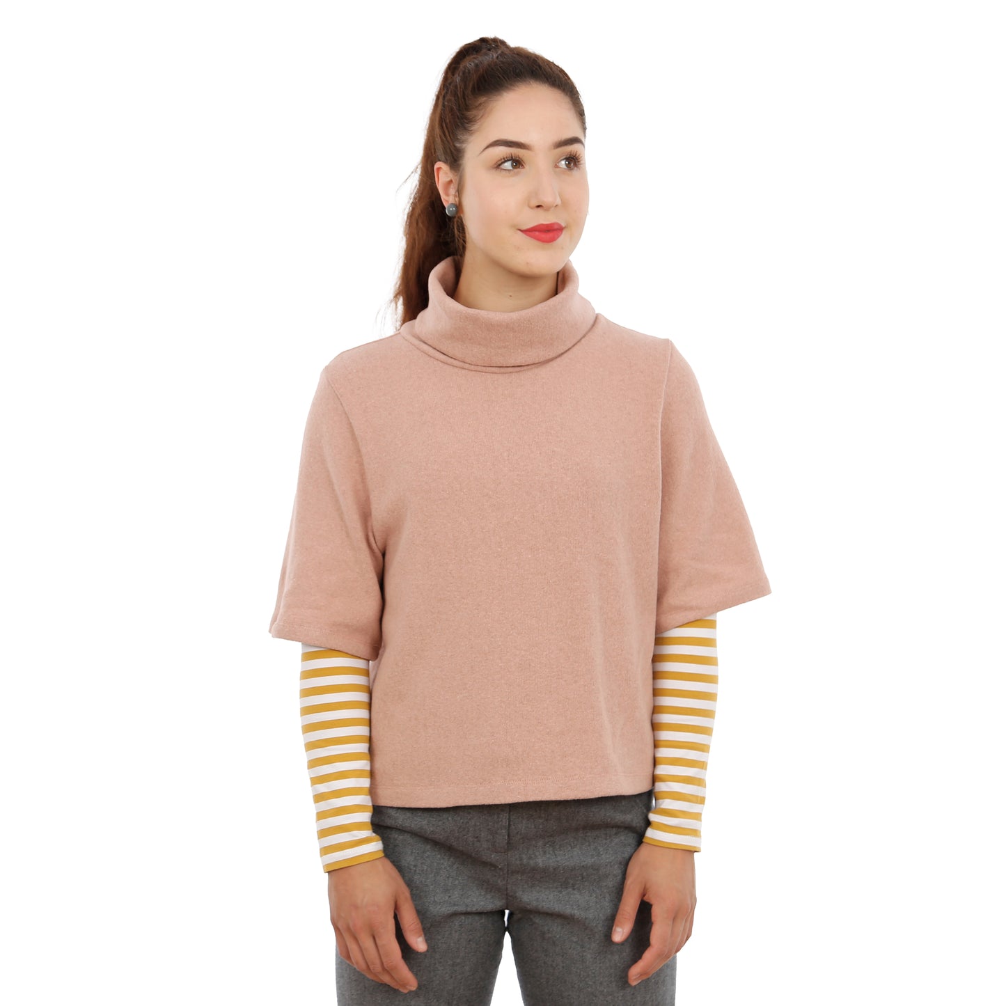 Schnittmuster Rollkragenpullover Frau Dörte von Studio-Schnittreif