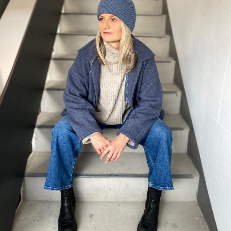 Papierschnittmuster gefütterte Jacke Frau Ebba von Studio Schnittreif