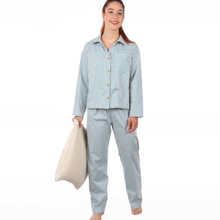 Papierschnittmuster Pyjama Frau Hilda von Studio Schnittreif