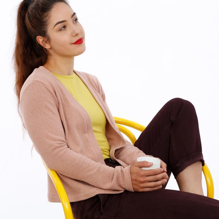 Papierschnittmuster kurzer Cardigan Frau Jacky von Studio Schnittreif