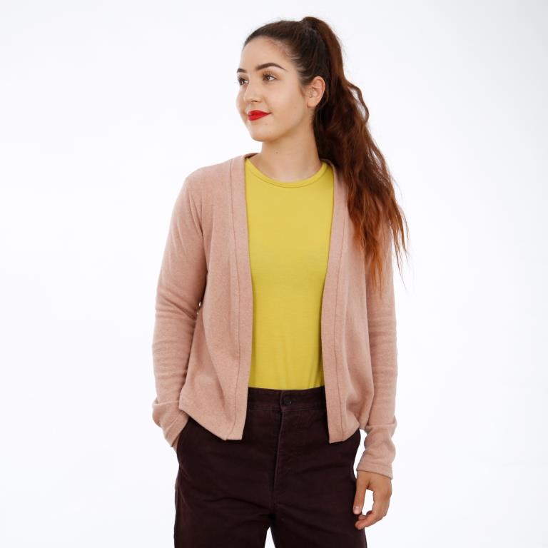 Papierschnittmuster kurzer Cardigan Frau Jacky von Studio Schnittreif