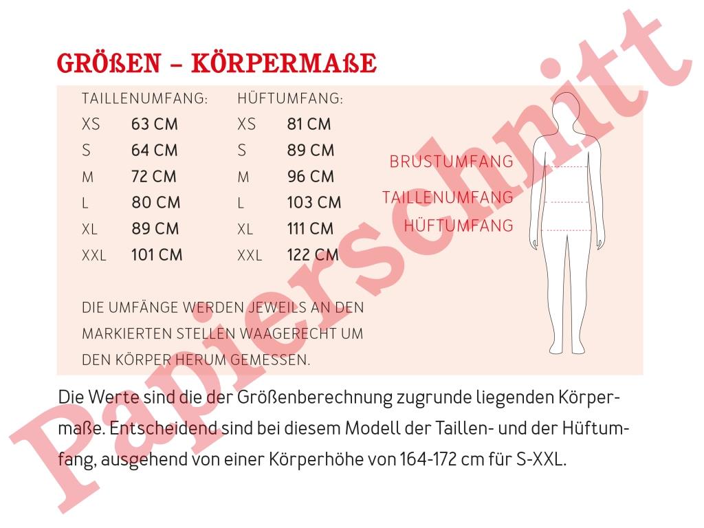 Papierschnittmuster Frau Jessie - Shorts