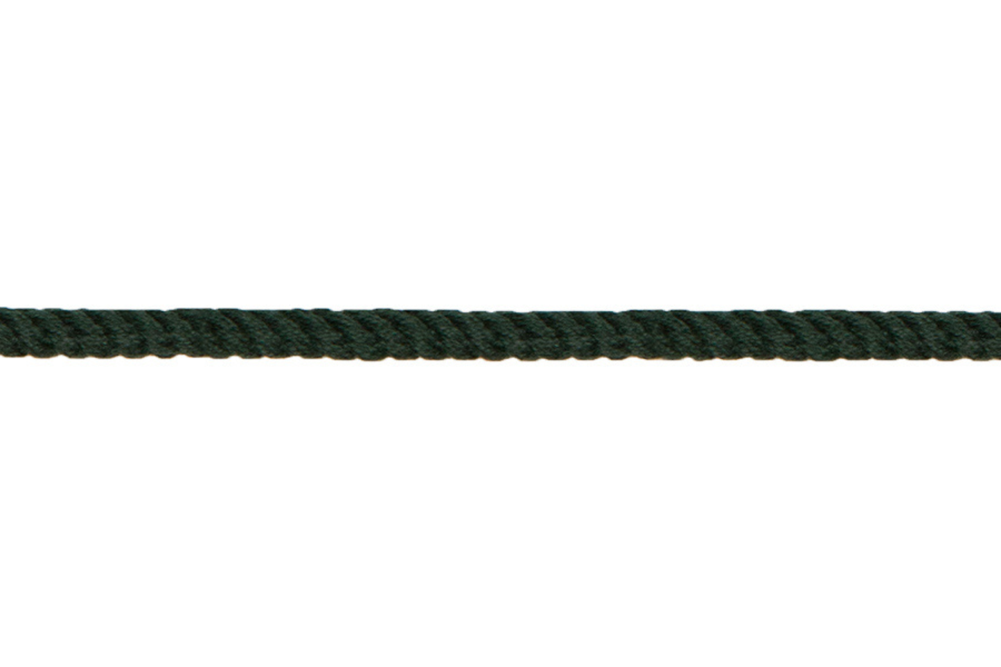 Parkakordel aus Baumwolle Durchmesser 4mm in dunkelgrün
