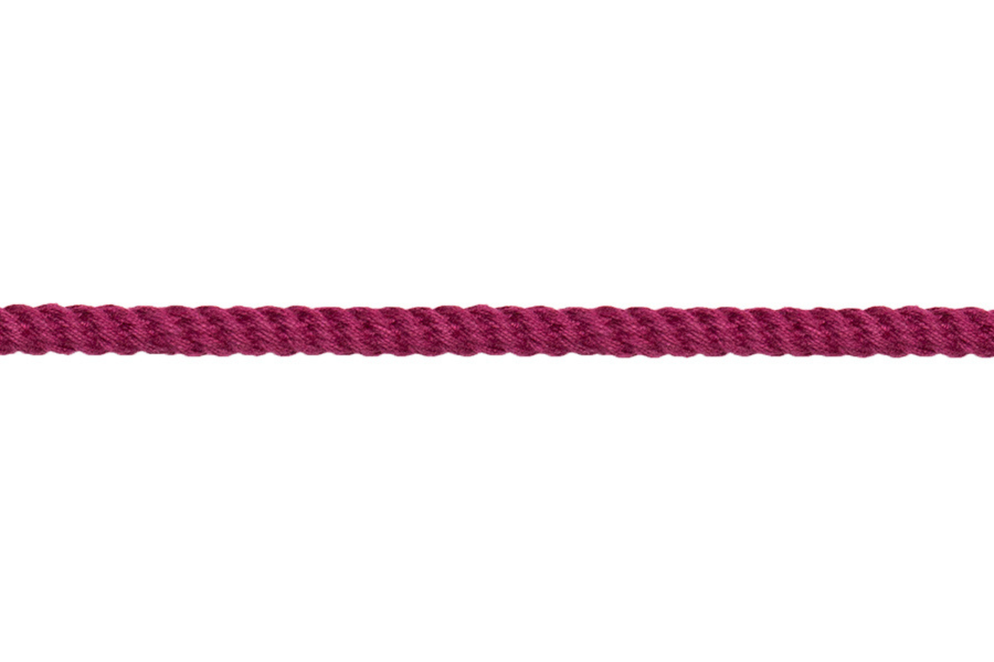 Parkakordel aus Baumwolle Durchmesser 4mm in Dunkelrot