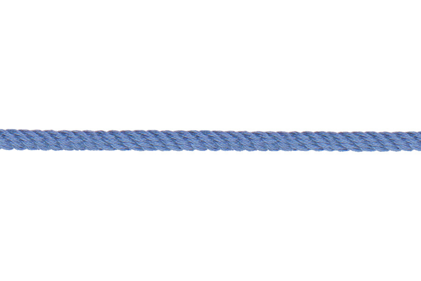 Parkakordel aus Baumwolle Durchmesser 4mm in jeansblau