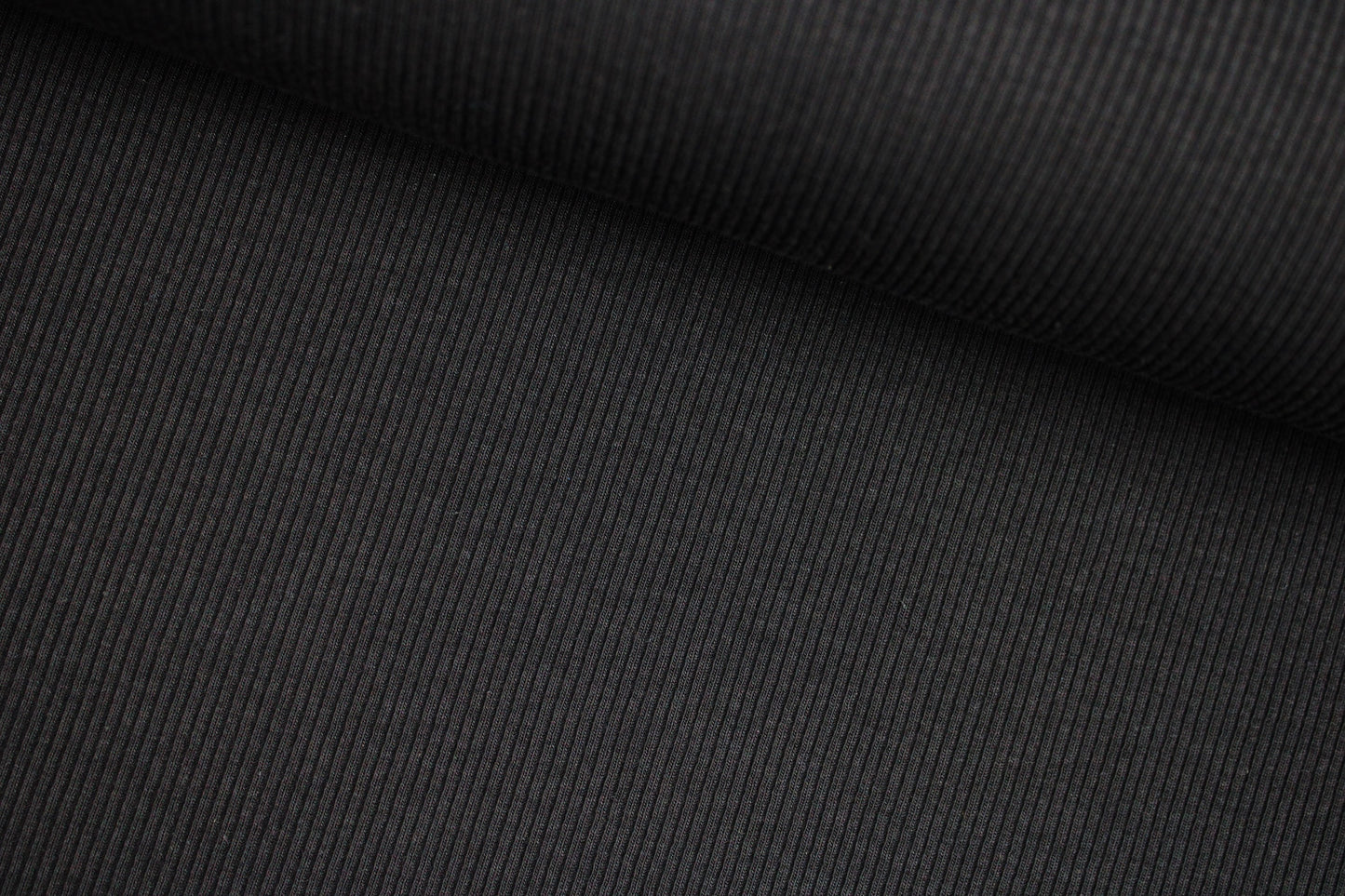 Rippjersey Marissa uni schwarz quer