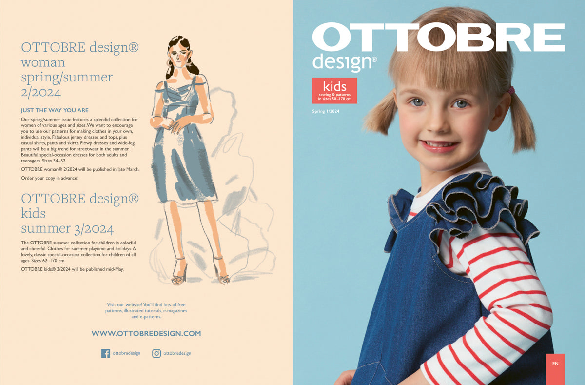Zeitschrift Ottobre Design® Kids Frühjahr 01/2024
