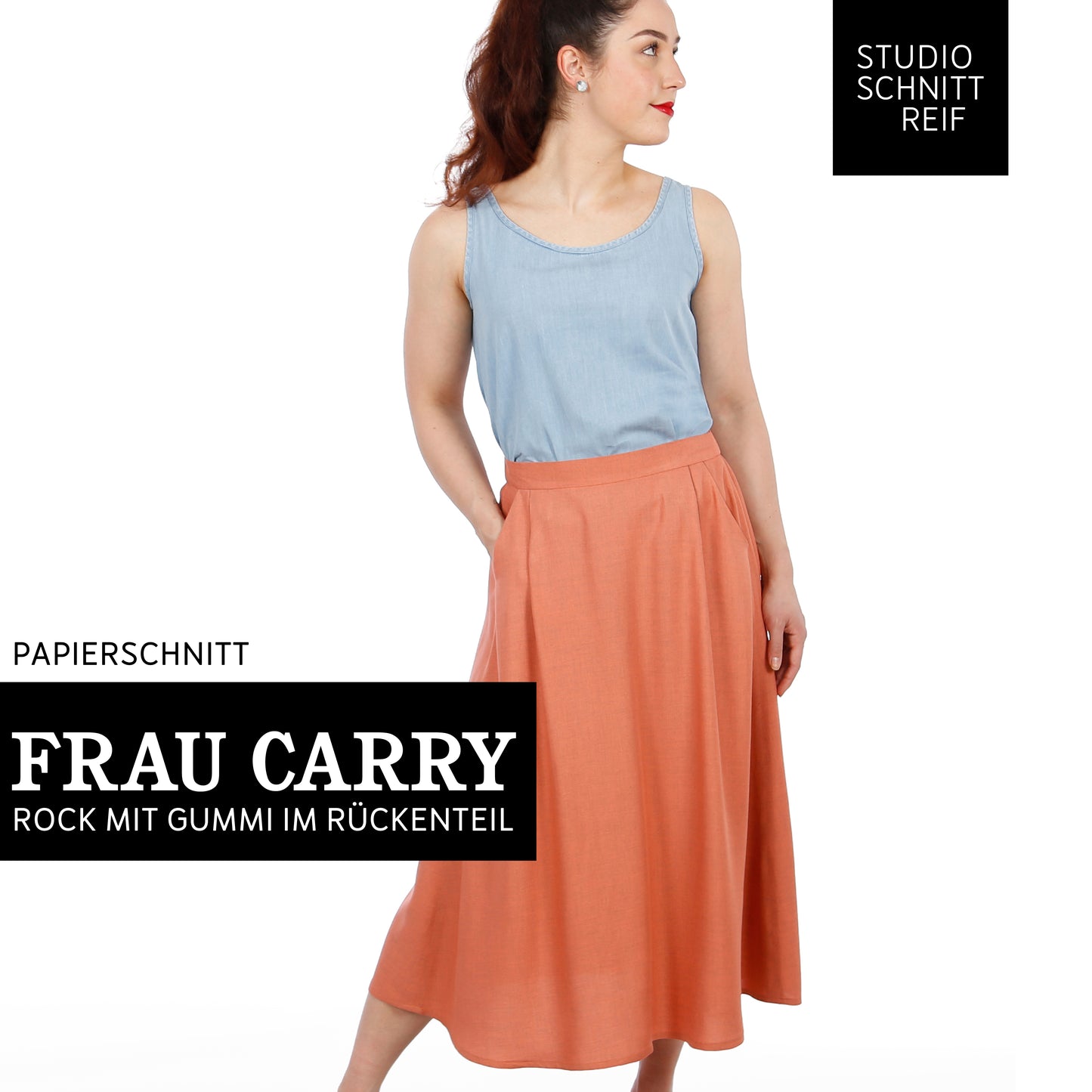 Schnittmuster Frau Carry weiter Rock von Studio Schnittreif