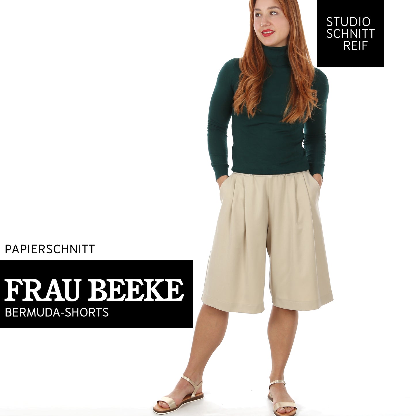 Papierschnittmuster Frau Beeke - Bermudashorts