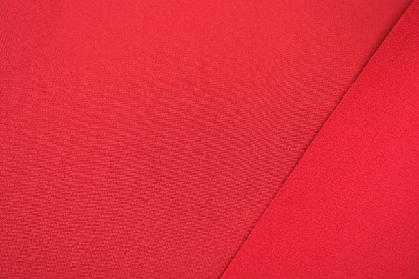 Roter Nano-Softshell Jenny mit Fleeceabseite Innenseite