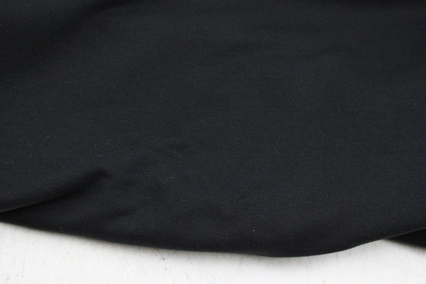 Sweatstoff Eike in uni schwarz