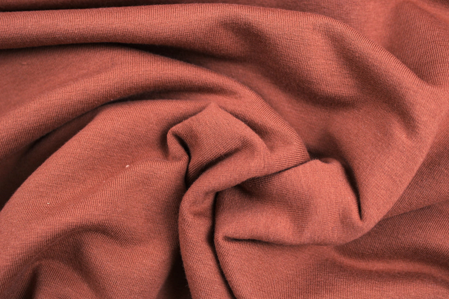 Sweatstoff Eike HW24/25 in uni terracotta gedreht