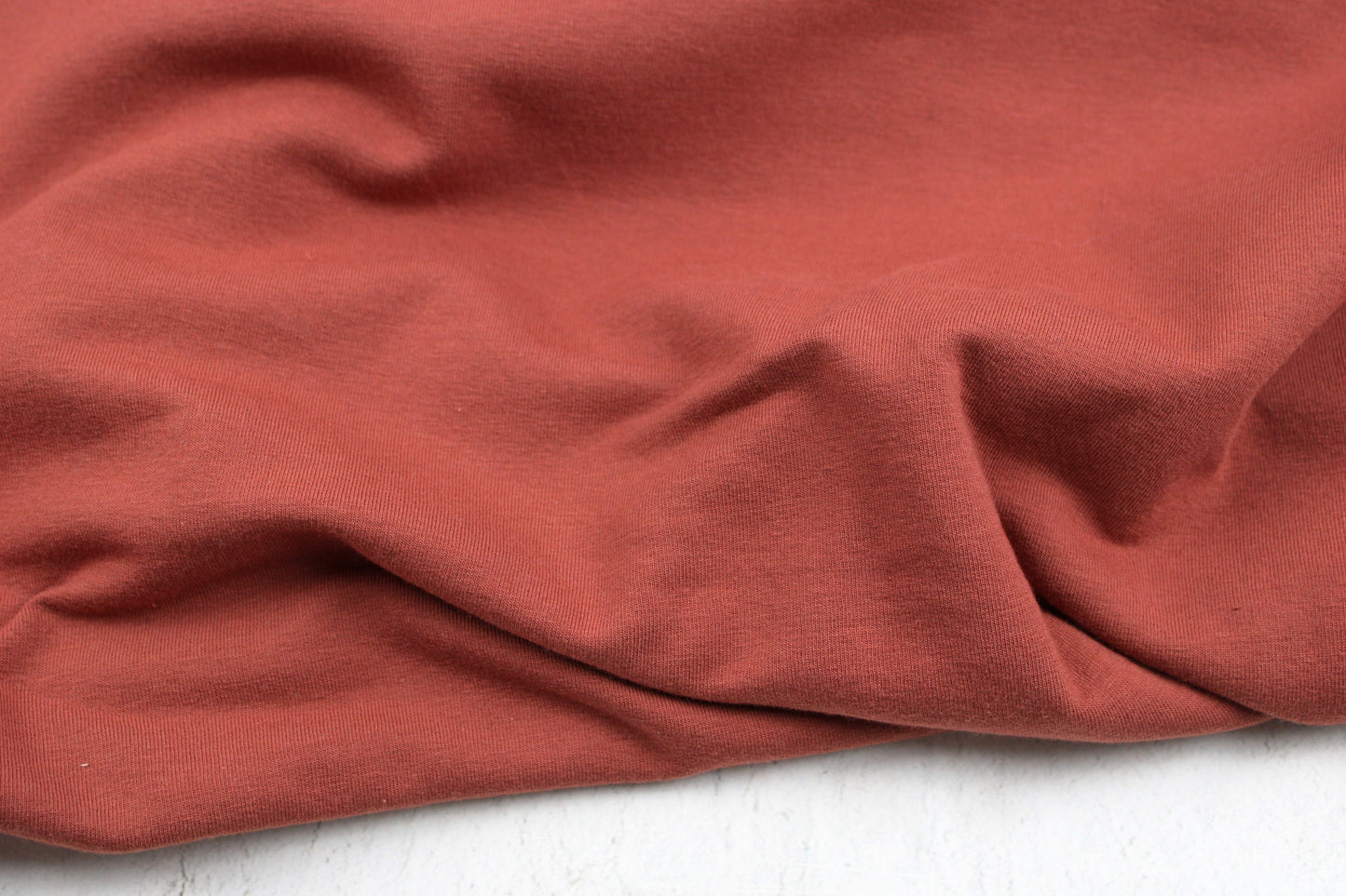 Sweatstoff Eike HW24/25 in uni terracotta