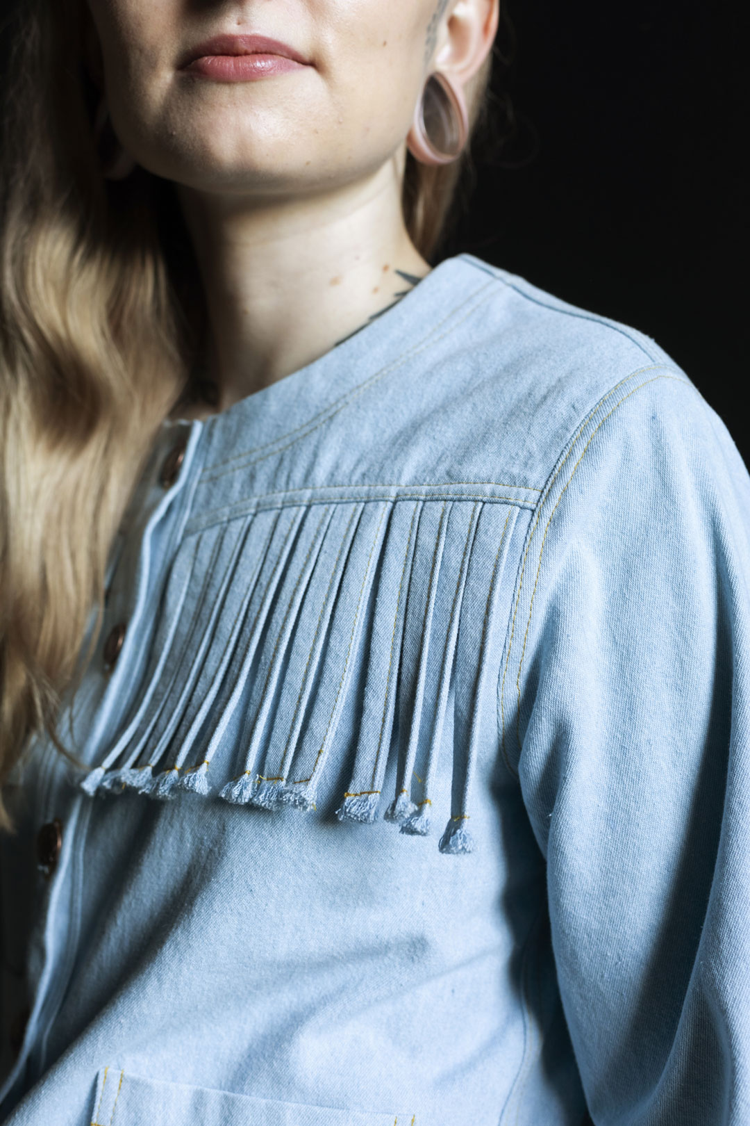 Tauko Magazin No 14 - Denim Bluse