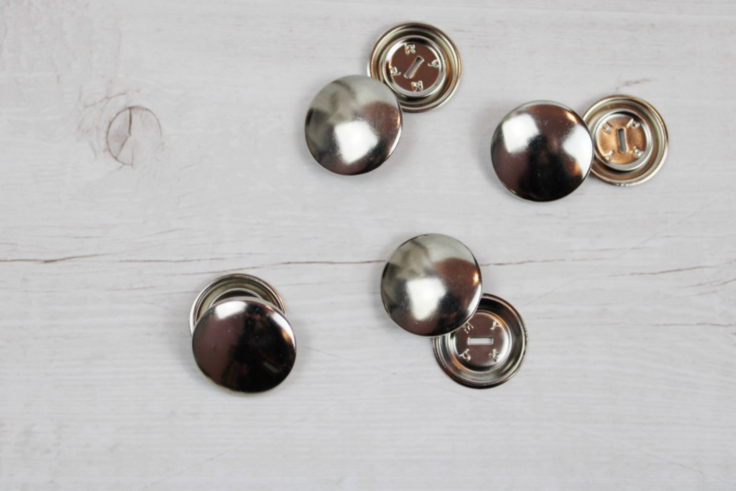 Überziehbarerer Knopfrohling aus Messing 23mm