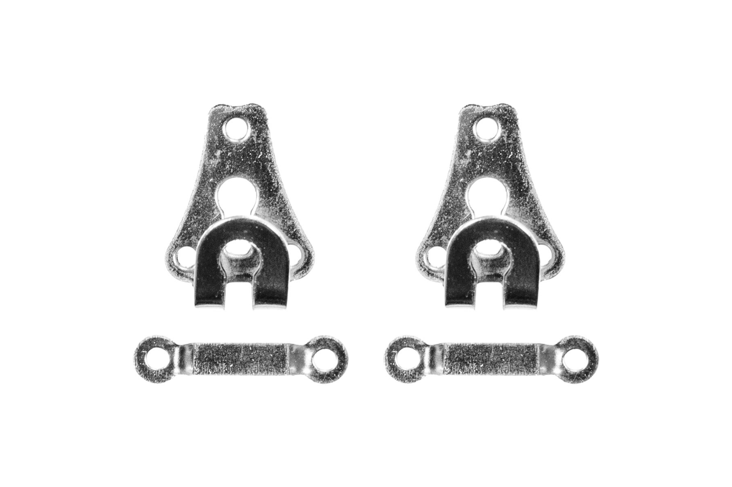Hosen-/Rockhaken 9mm, 2 Stück - silberfarbig
