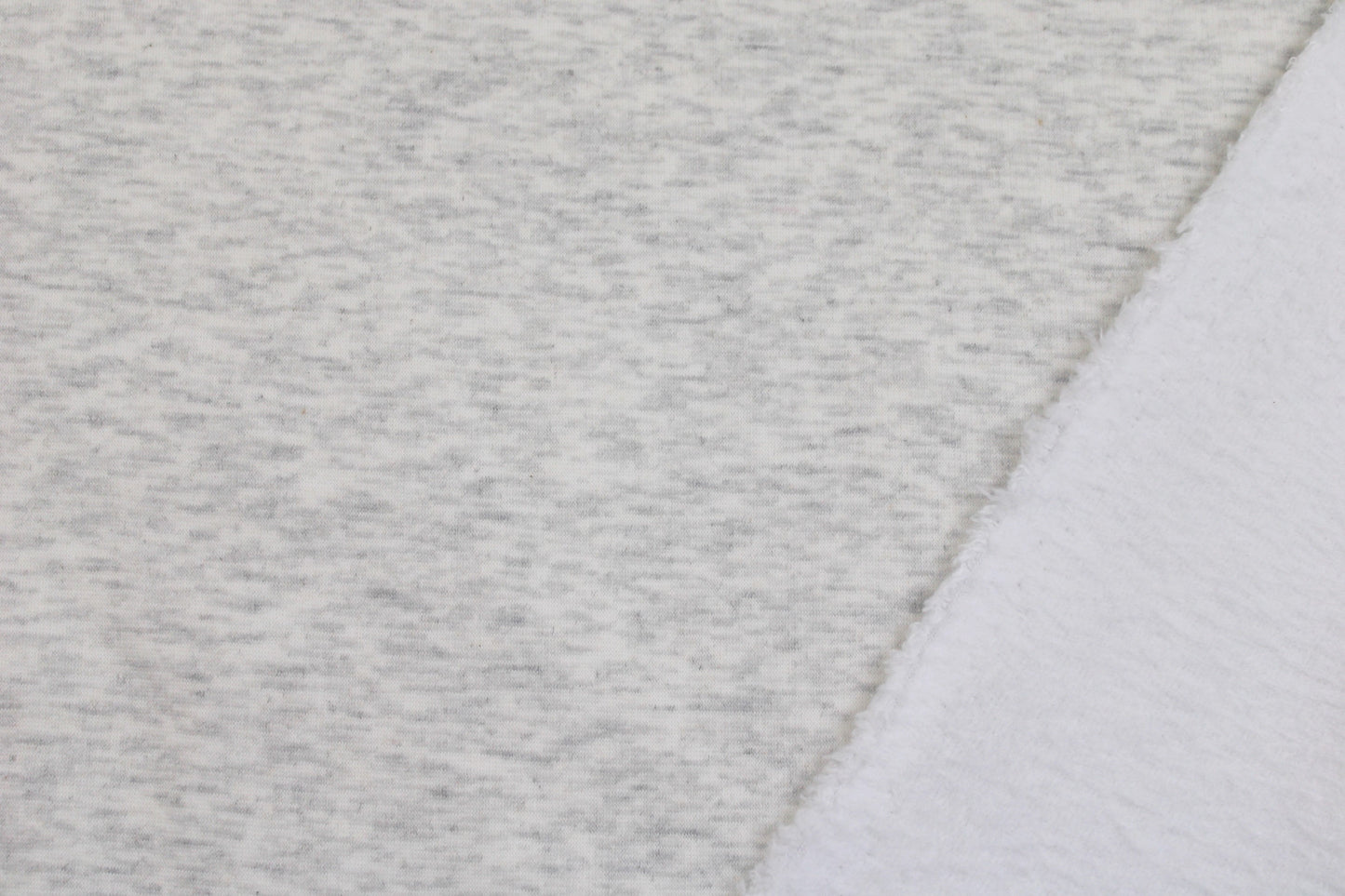 Alpenfleece Simon in wollweiß meliert mit kuschelig weißer Innenseite mit Innenseite