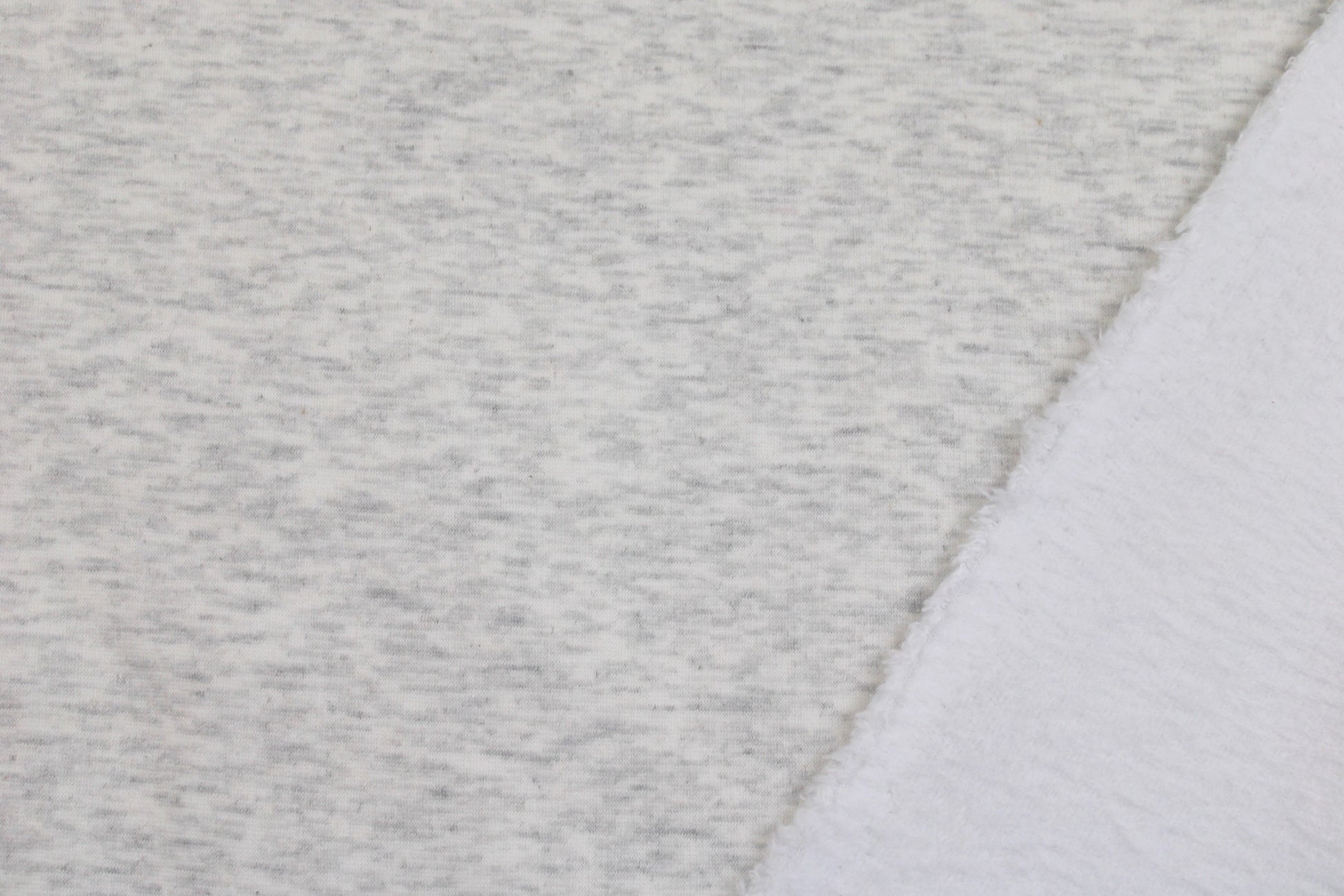 Alpenfleece Simon in wollweiß meliert mit kuschelig weißer Innenseite mit Innenseite