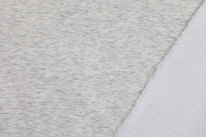 Alpenfleece Simon in wollweiß meliert mit kuschelig weißer Innenseite mit Innenseite