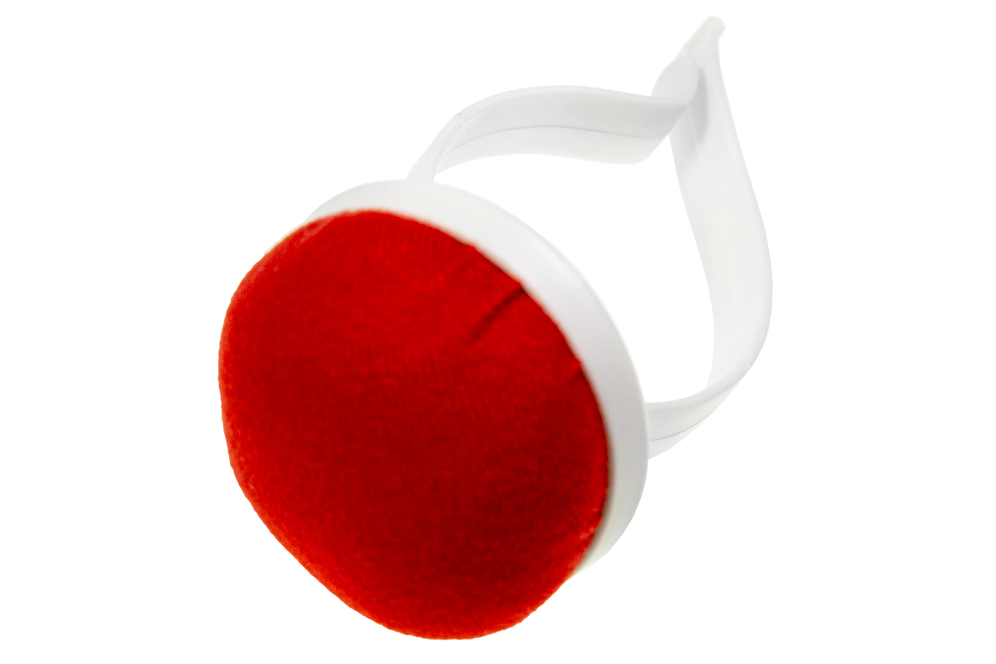 Armnadelkissen mit Spange in rot