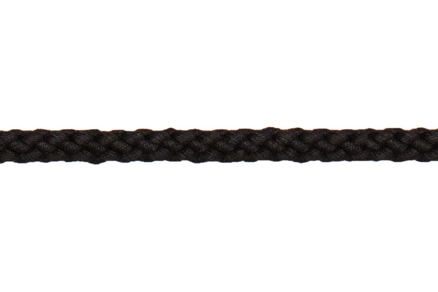 Bademantelkordel aus Baumwolle Durchmesser 8mm in Schwarz