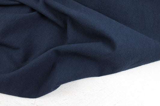 Baumwollcrepe Franky in Dunkelblau