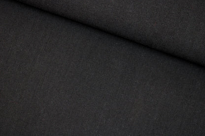 Baumwollcrepe Franky in Schwarz quer