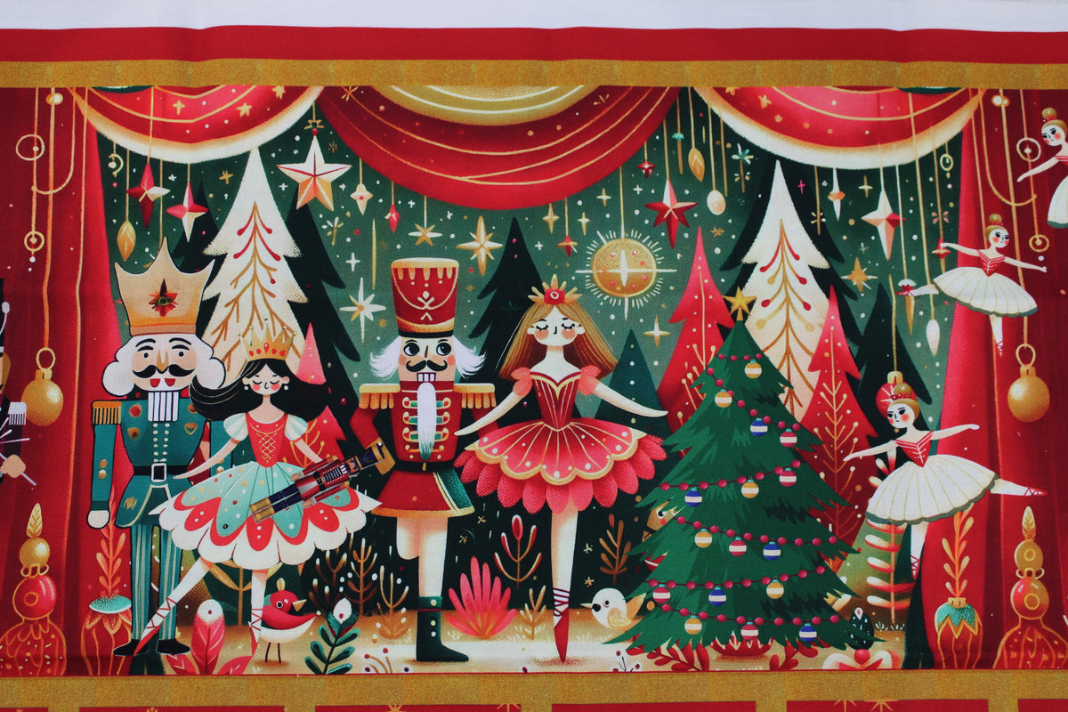 Adventskalender-Panel in rot Detailbild