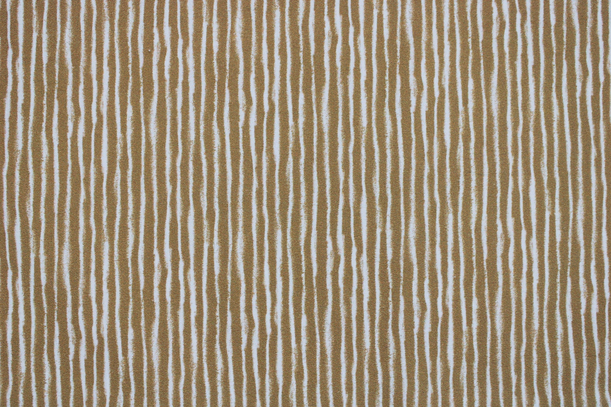 Baumwollstoff Sweet Mini Baby mit Streifen in Ecru und Ocker Detailbild