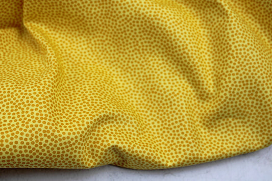 Baumwollstoff Dotty mit Pünktchen in gelb