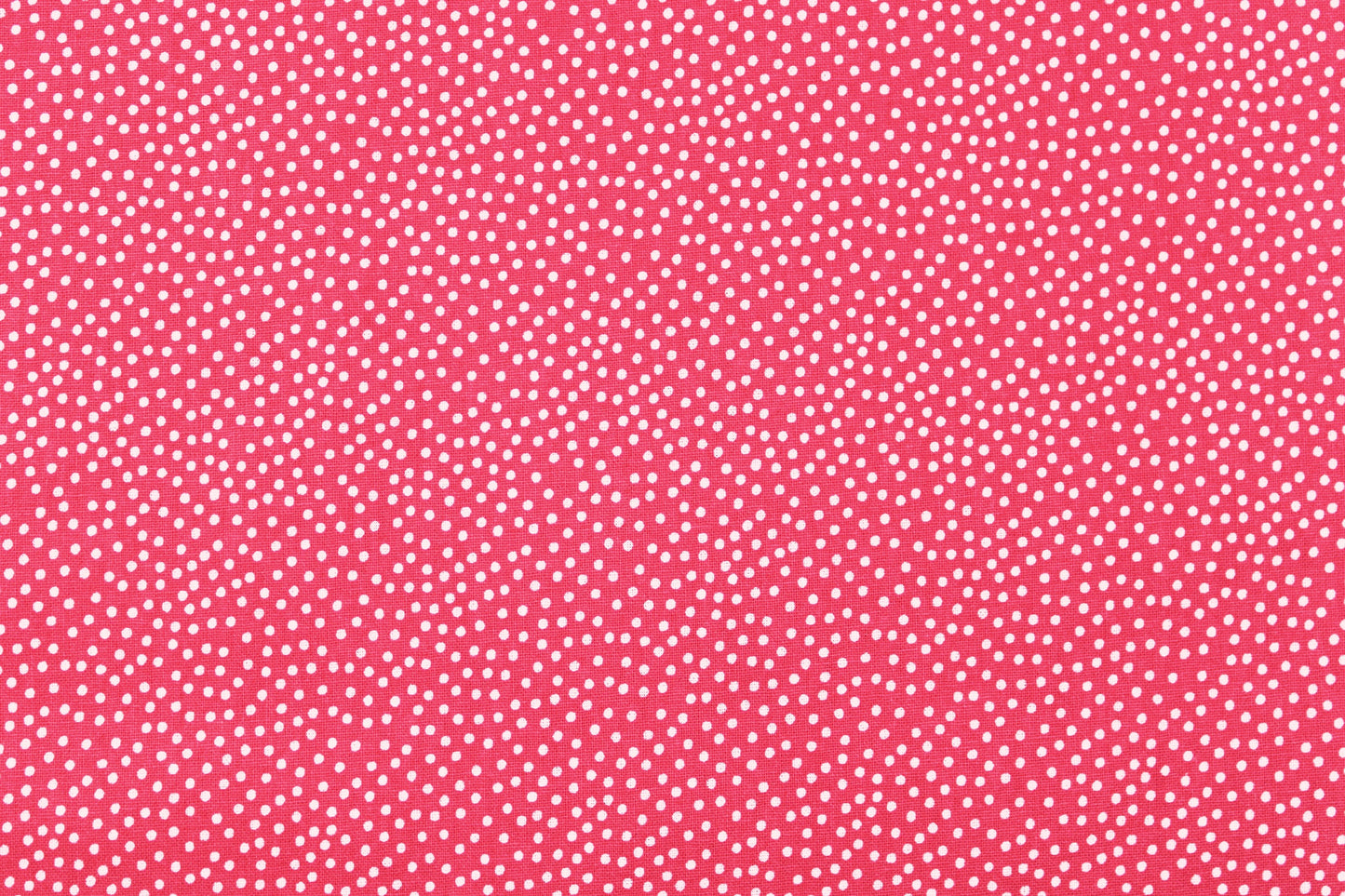 Baumwollstoff Garden Pindot in Koralle mit kleinen weißen Pünktchen Detailbild